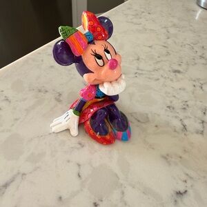 Vibrant Minnie Mouse Collectible Figurine Romero Britto
